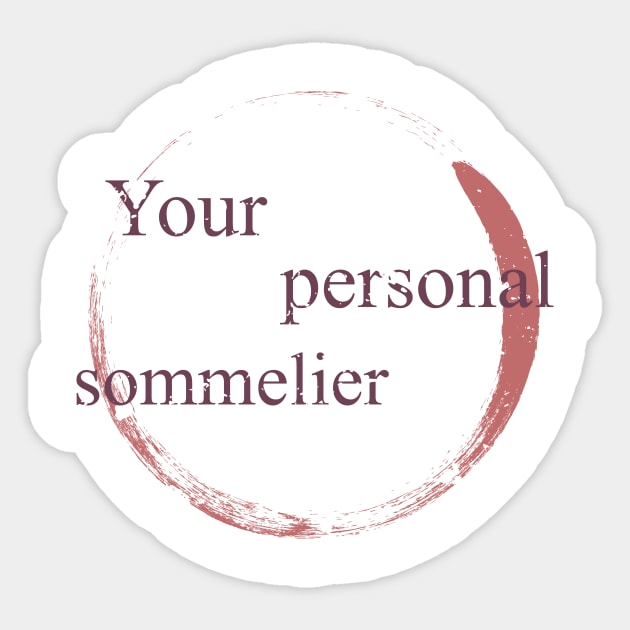 Your Personal Sommelier Sticker by NAKLANT